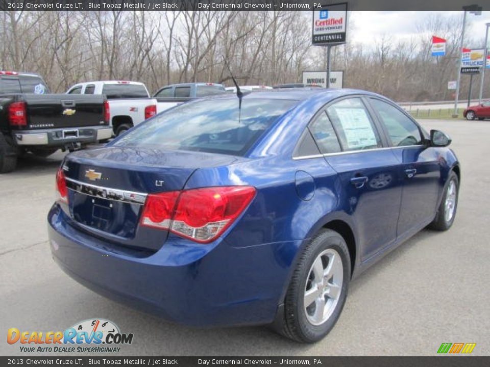 2013 Chevrolet Cruze LT Blue Topaz Metallic / Jet Black Photo #6