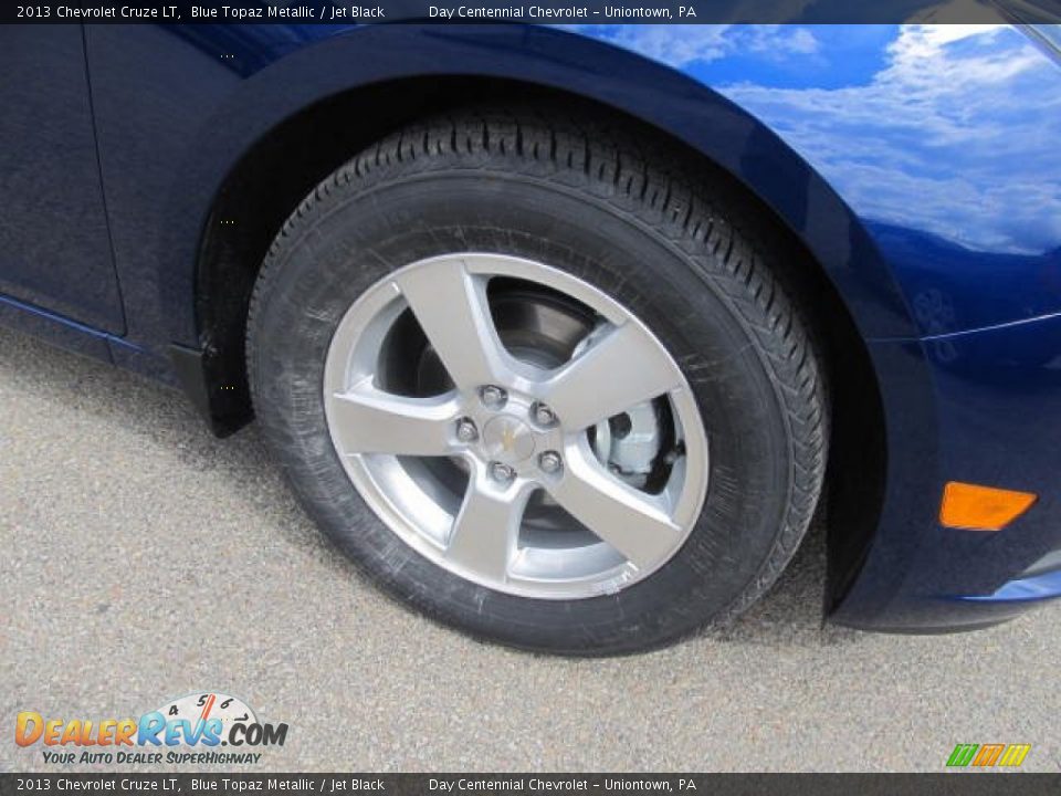 2013 Chevrolet Cruze LT Blue Topaz Metallic / Jet Black Photo #9