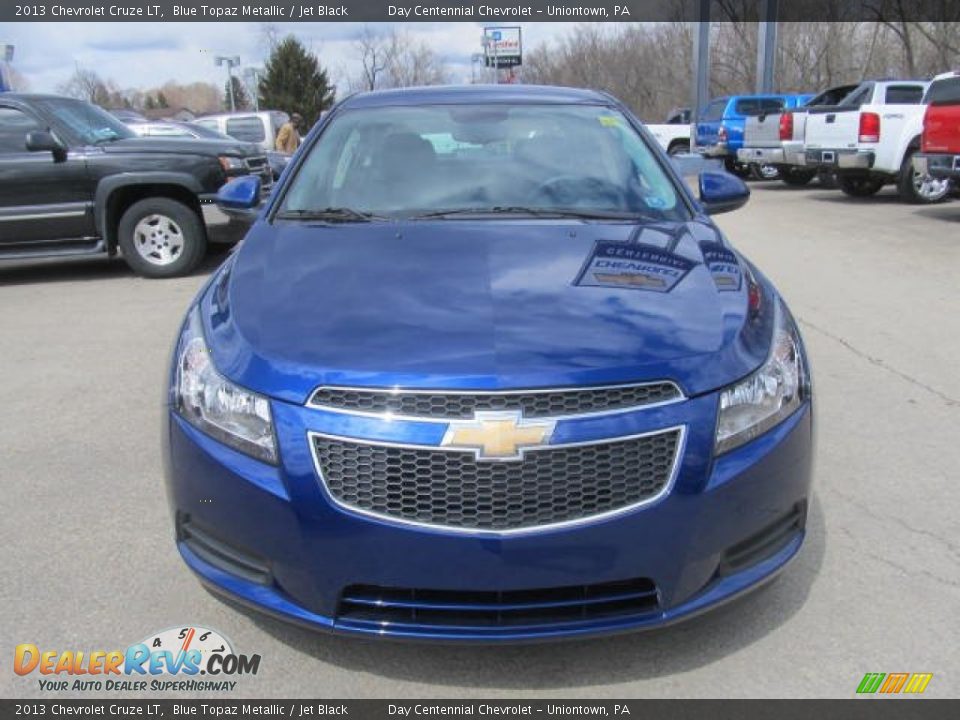 2013 Chevrolet Cruze LT Blue Topaz Metallic / Jet Black Photo #11