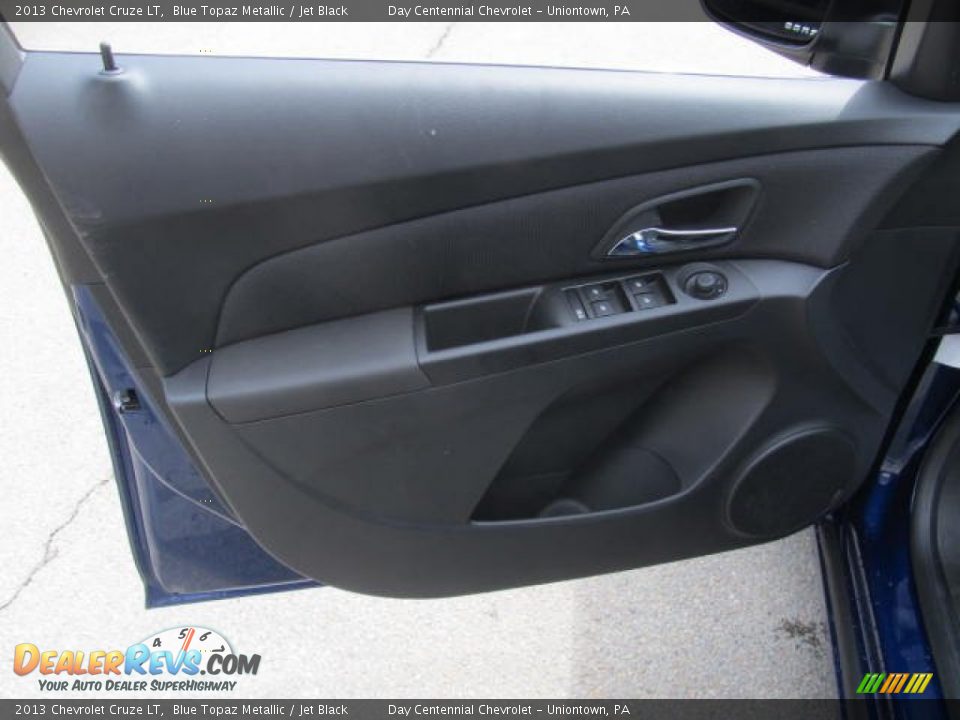 2013 Chevrolet Cruze LT Blue Topaz Metallic / Jet Black Photo #12
