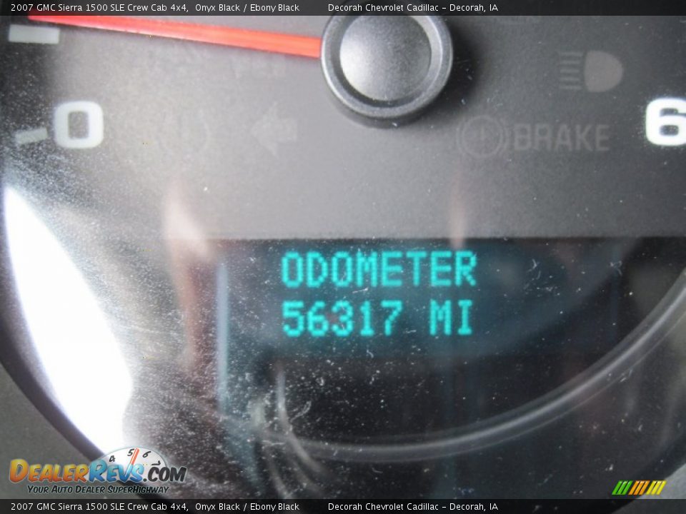 2007 GMC Sierra 1500 SLE Crew Cab 4x4 Onyx Black / Ebony Black Photo #16