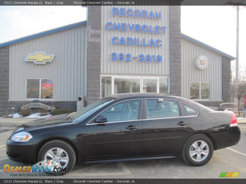 2013 Chevrolet Impala LS Black / Gray Photo #1