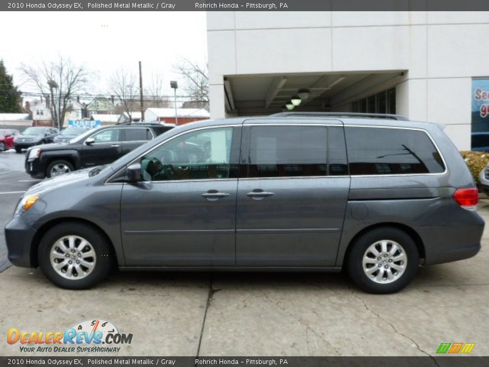2010 Honda Odyssey EX Polished Metal Metallic / Gray Photo #2