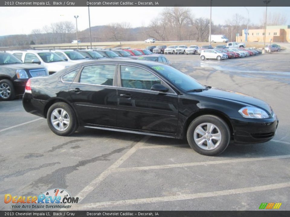 2013 Chevrolet Impala LS Black / Gray Photo #3