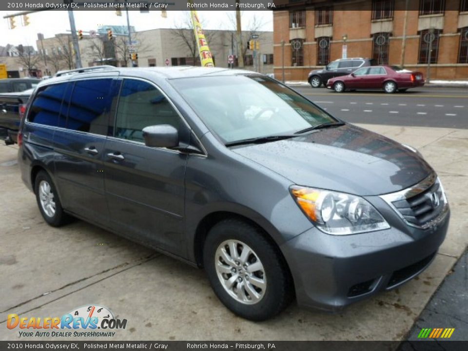 2010 Honda Odyssey EX Polished Metal Metallic / Gray Photo #3
