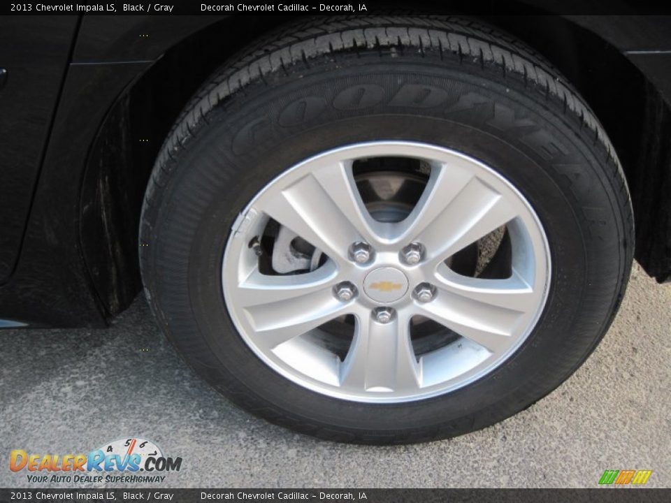 2013 Chevrolet Impala LS Black / Gray Photo #5