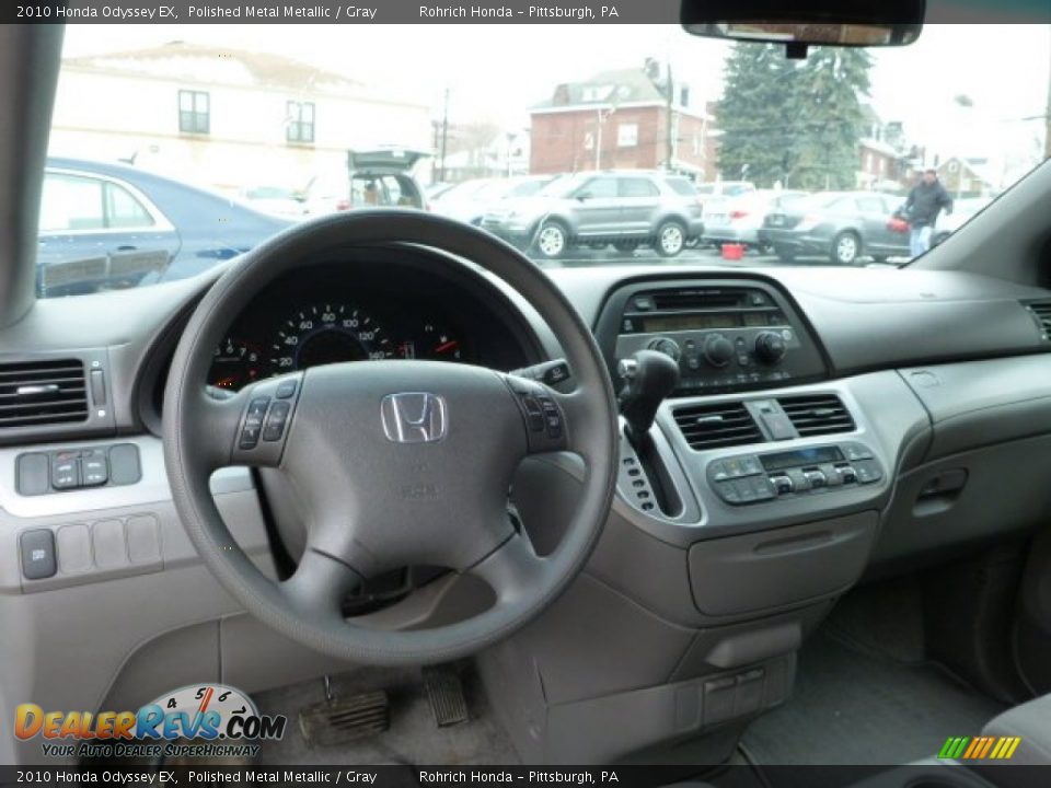 2010 Honda Odyssey EX Polished Metal Metallic / Gray Photo #6