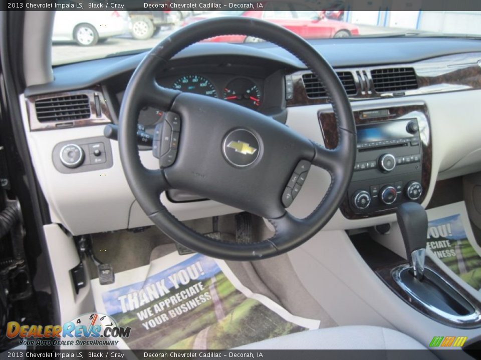 2013 Chevrolet Impala LS Black / Gray Photo #8