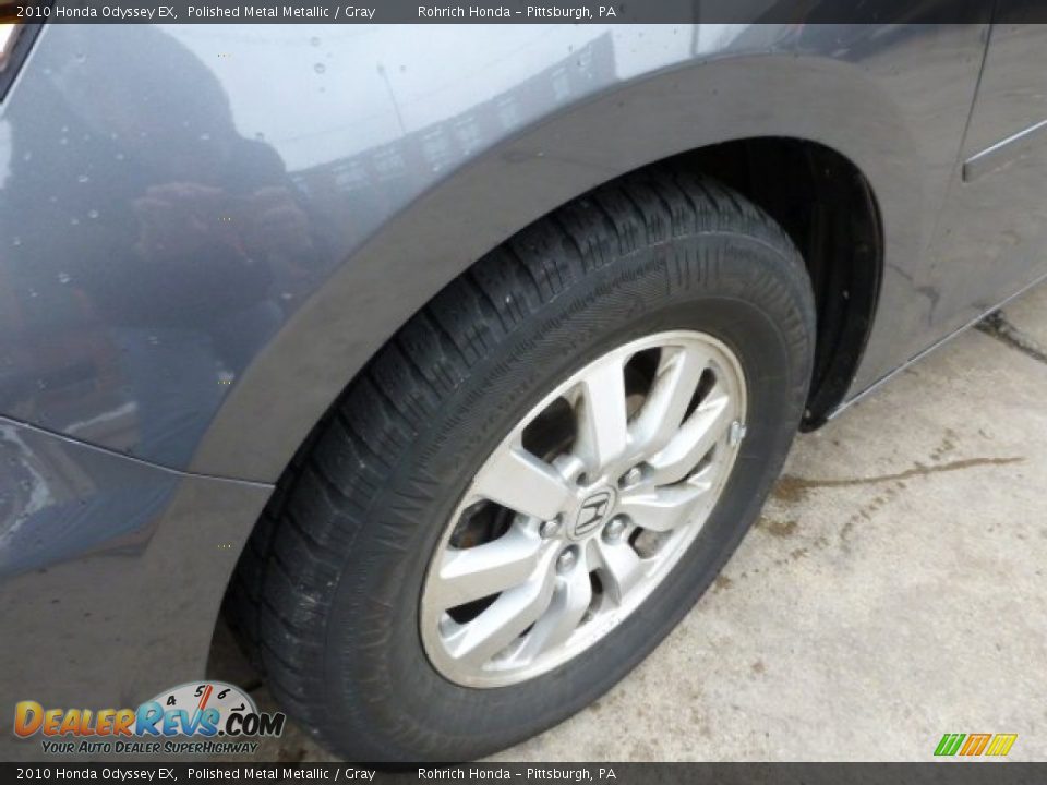 2010 Honda Odyssey EX Polished Metal Metallic / Gray Photo #8