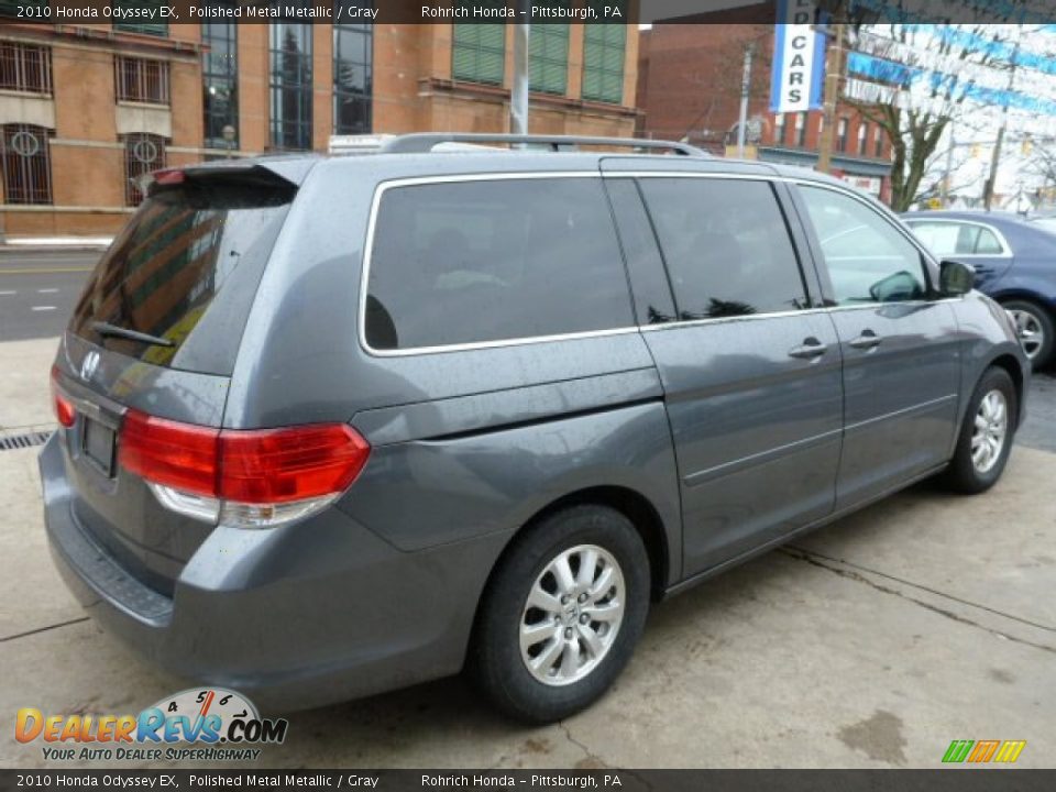 2010 Honda Odyssey EX Polished Metal Metallic / Gray Photo #11