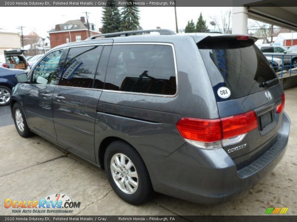 2010 Honda Odyssey EX Polished Metal Metallic / Gray Photo #12