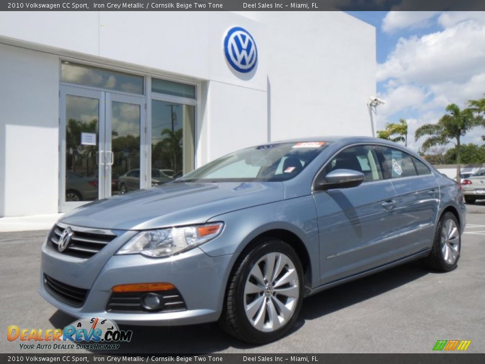 2010 Volkswagen CC Sport Iron Grey Metallic / Cornsilk Beige Two Tone Photo #1