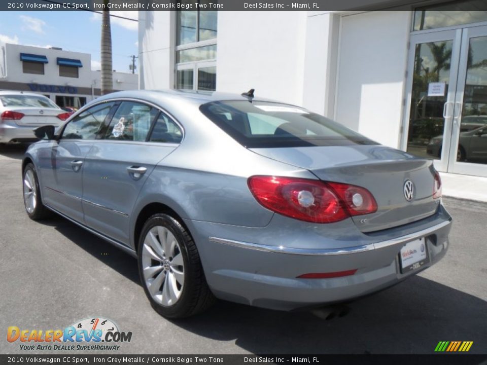 2010 Volkswagen CC Sport Iron Grey Metallic / Cornsilk Beige Two Tone Photo #3