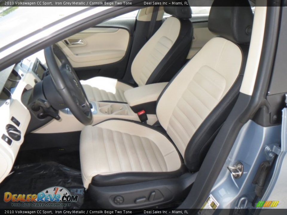 Cornsilk Beige Two Tone Interior - 2010 Volkswagen CC Sport Photo #9