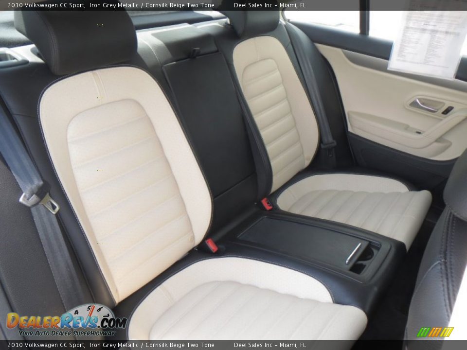 Rear Seat of 2010 Volkswagen CC Sport Photo #11