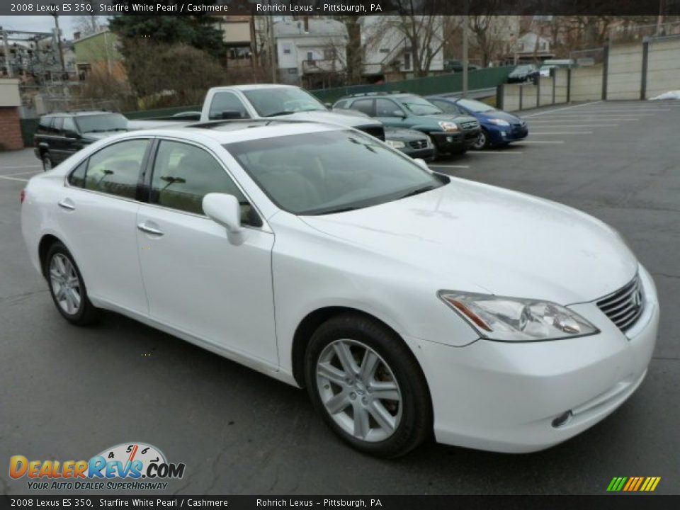 2008 Lexus ES 350 Starfire White Pearl / Cashmere Photo #3