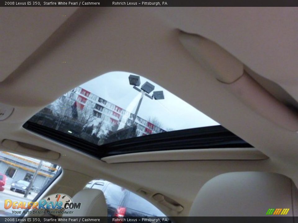 2008 Lexus ES 350 Starfire White Pearl / Cashmere Photo #7