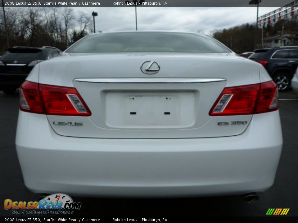 2008 Lexus ES 350 Starfire White Pearl / Cashmere Photo #9