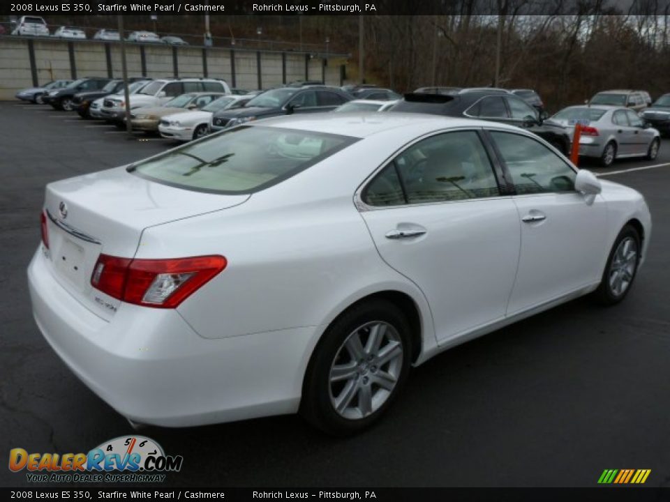 2008 Lexus ES 350 Starfire White Pearl / Cashmere Photo #10