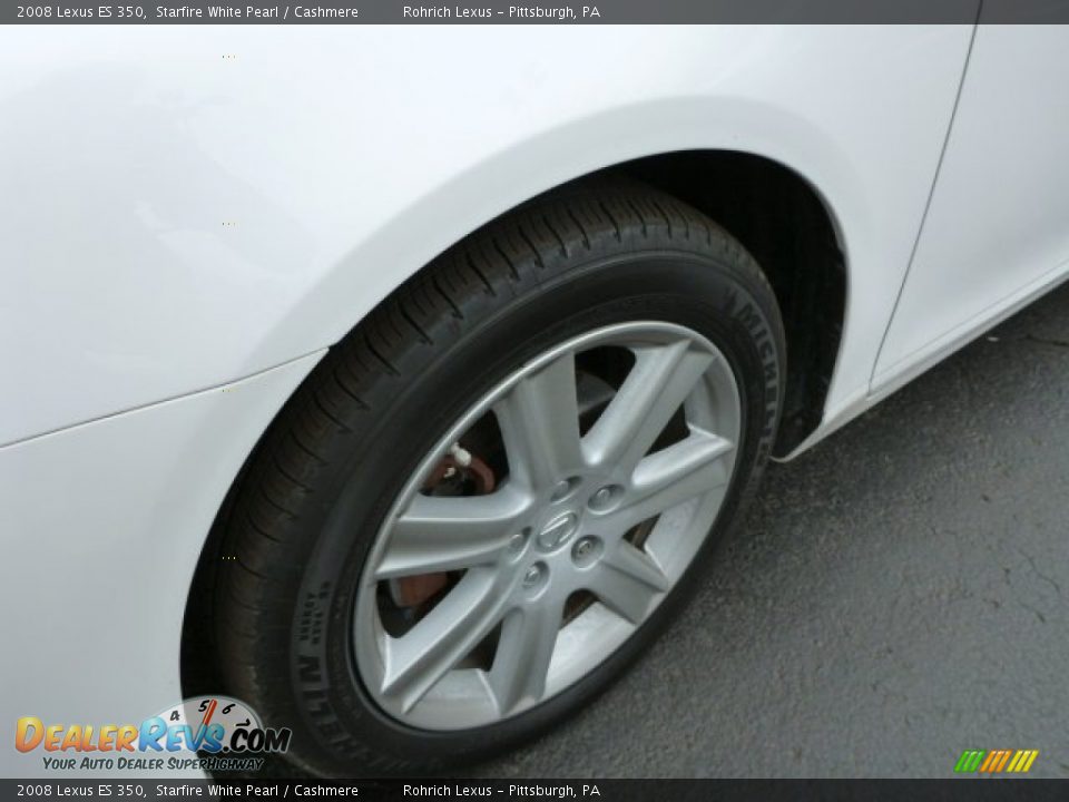 2008 Lexus ES 350 Starfire White Pearl / Cashmere Photo #14