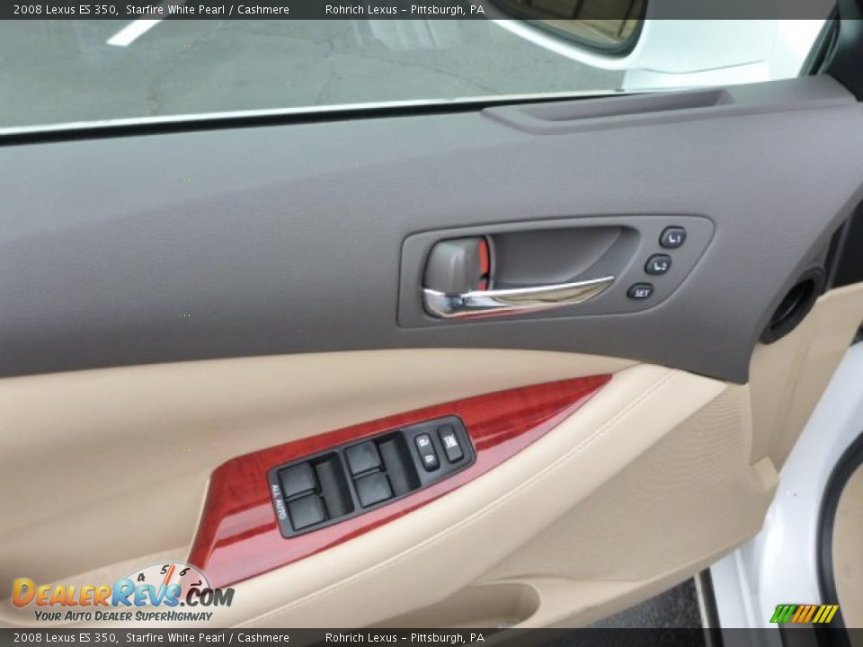 2008 Lexus ES 350 Starfire White Pearl / Cashmere Photo #16