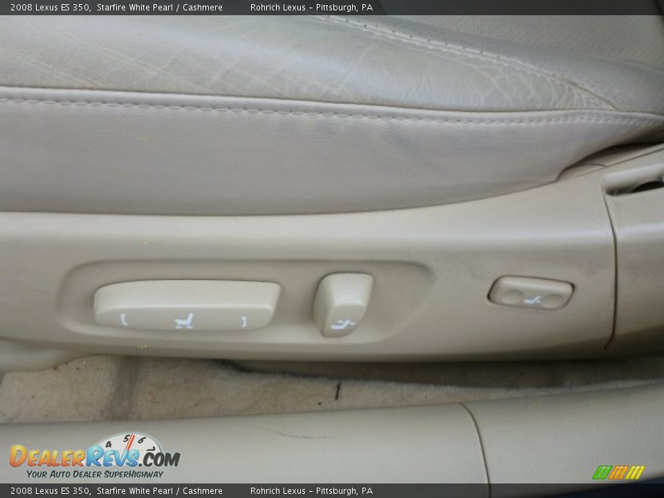 2008 Lexus ES 350 Starfire White Pearl / Cashmere Photo #17