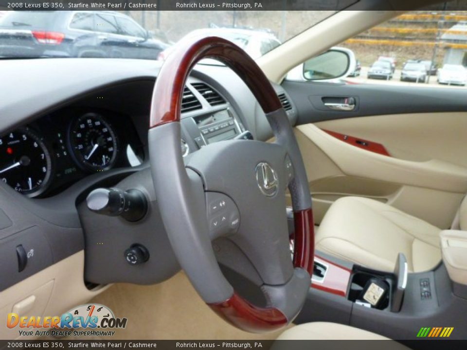 2008 Lexus ES 350 Starfire White Pearl / Cashmere Photo #18