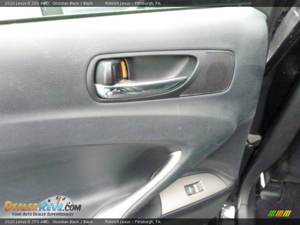 2010 Lexus IS 250 AWD Obsidian Black / Black Photo #15