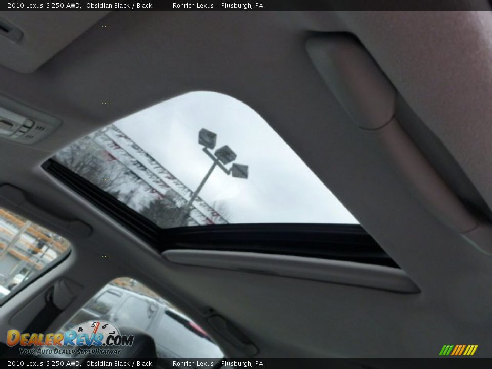 2010 Lexus IS 250 AWD Obsidian Black / Black Photo #17