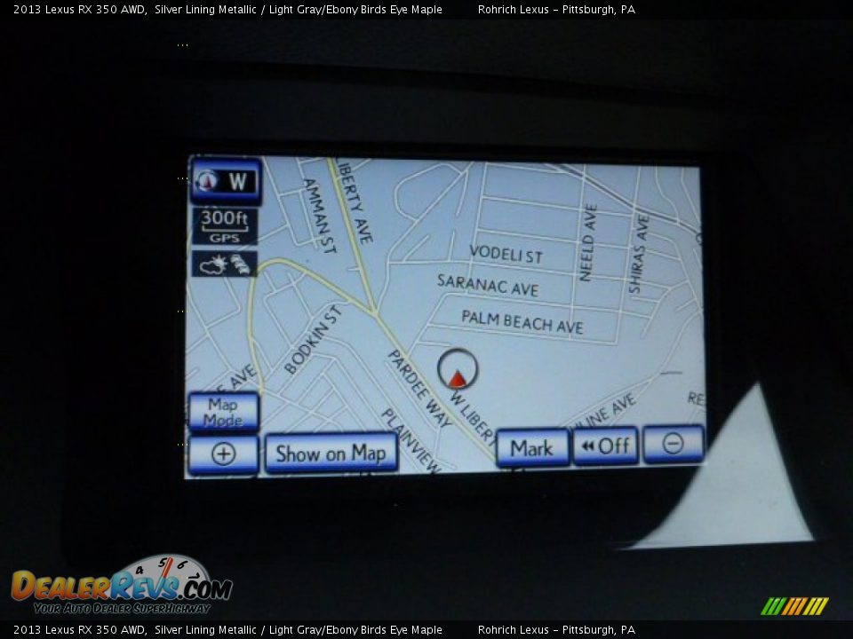 2013 Lexus RX 350 AWD Silver Lining Metallic / Light Gray/Ebony Birds Eye Maple Photo #16