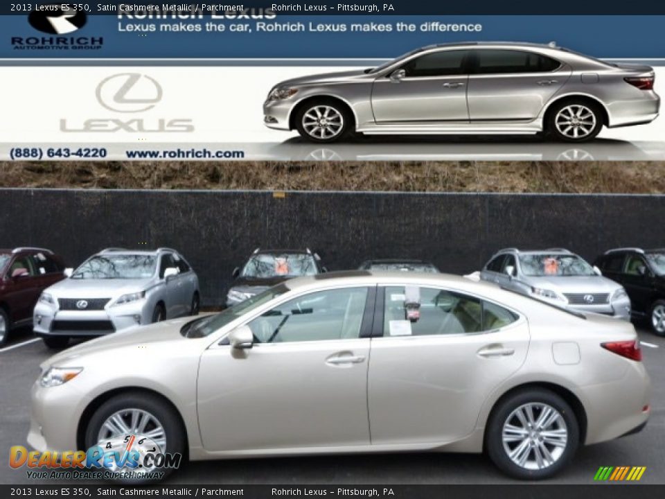 2013 Lexus ES 350 Satin Cashmere Metallic / Parchment Photo #1