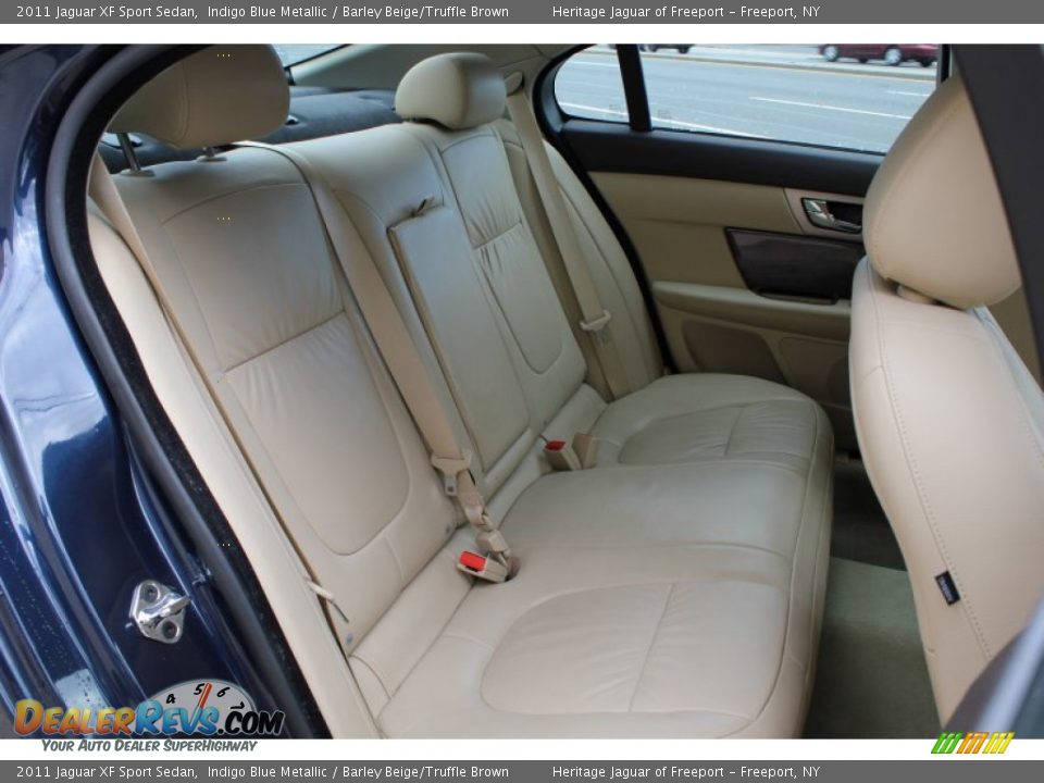Rear Seat of 2011 Jaguar XF Sport Sedan Photo #13