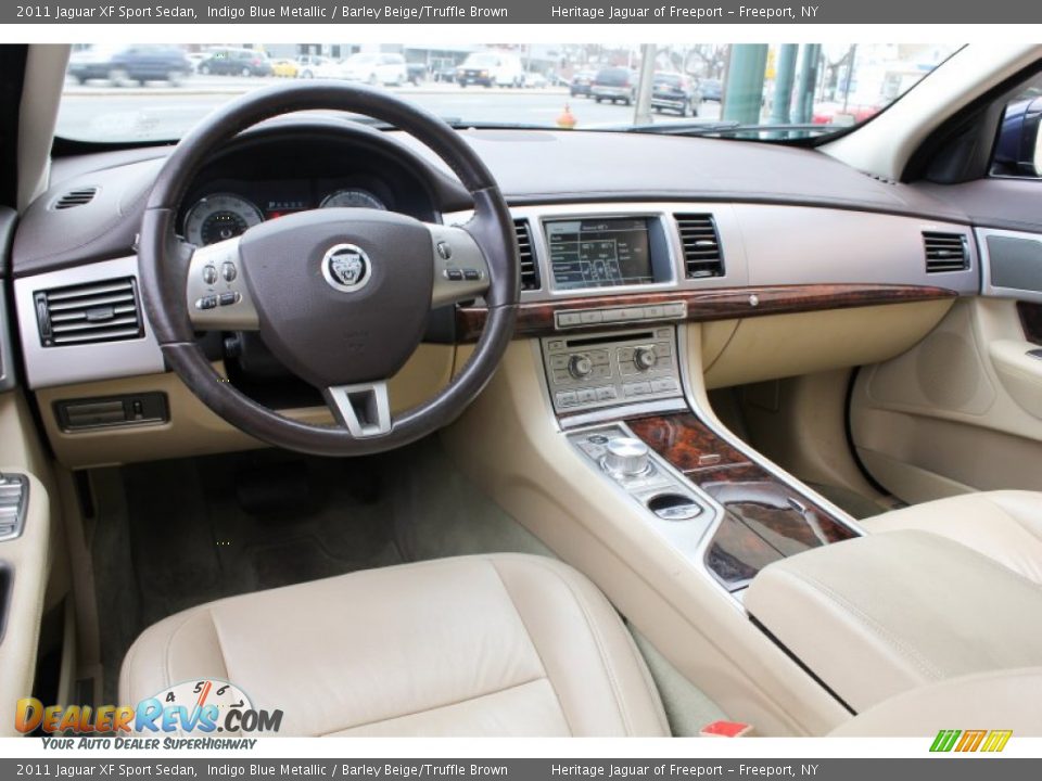 Barley Beige/Truffle Brown Interior - 2011 Jaguar XF Sport Sedan Photo #27