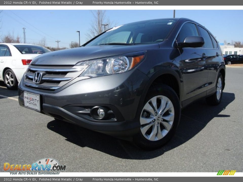 2012 Honda CR-V EX Polished Metal Metallic / Gray Photo #1