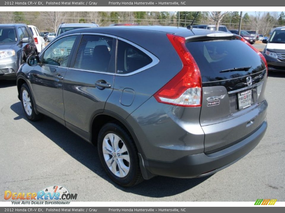 2012 Honda CR-V EX Polished Metal Metallic / Gray Photo #4