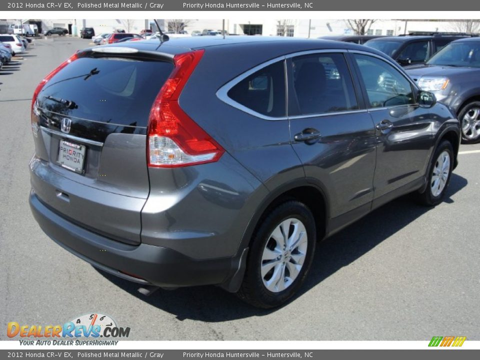 2012 Honda CR-V EX Polished Metal Metallic / Gray Photo #5