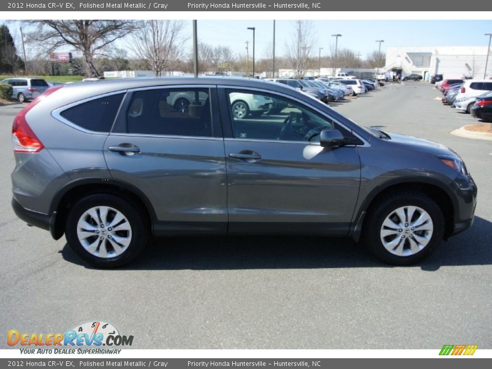 2012 Honda CR-V EX Polished Metal Metallic / Gray Photo #6