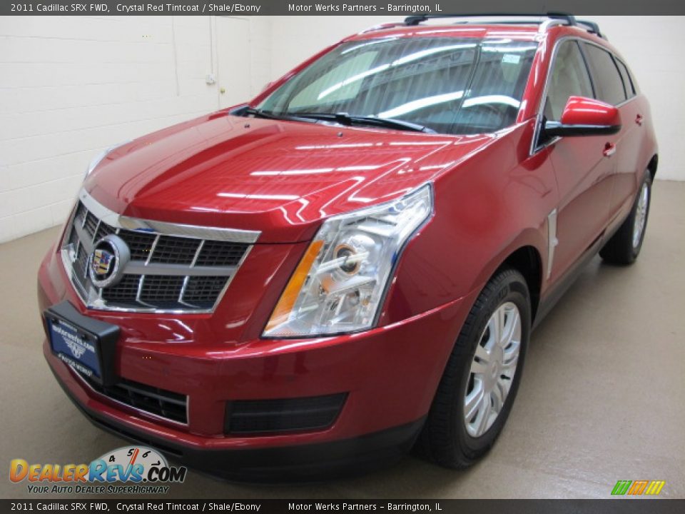 2011 Cadillac SRX FWD Crystal Red Tintcoat / Shale/Ebony Photo #4