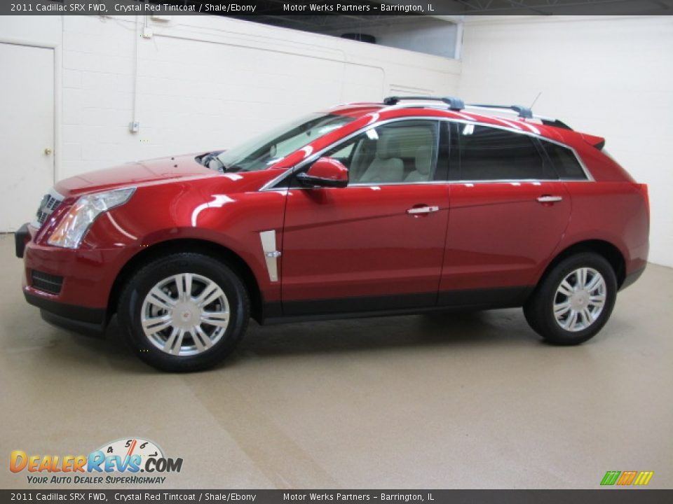 2011 Cadillac SRX FWD Crystal Red Tintcoat / Shale/Ebony Photo #5