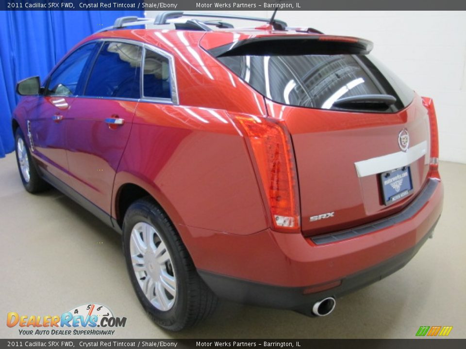 2011 Cadillac SRX FWD Crystal Red Tintcoat / Shale/Ebony Photo #6