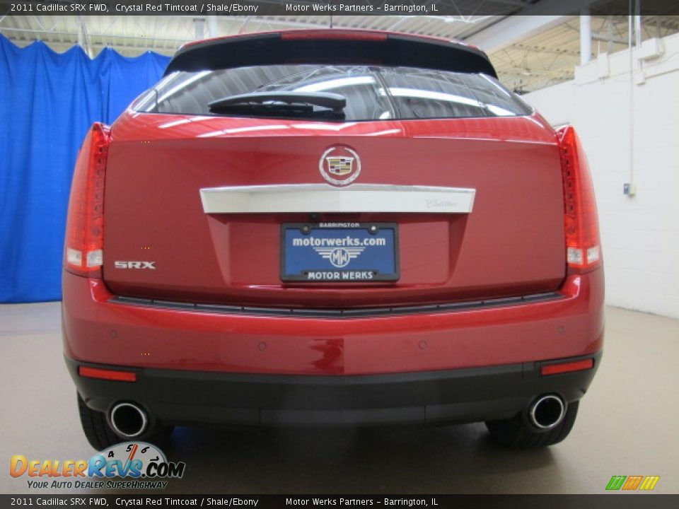 2011 Cadillac SRX FWD Crystal Red Tintcoat / Shale/Ebony Photo #8
