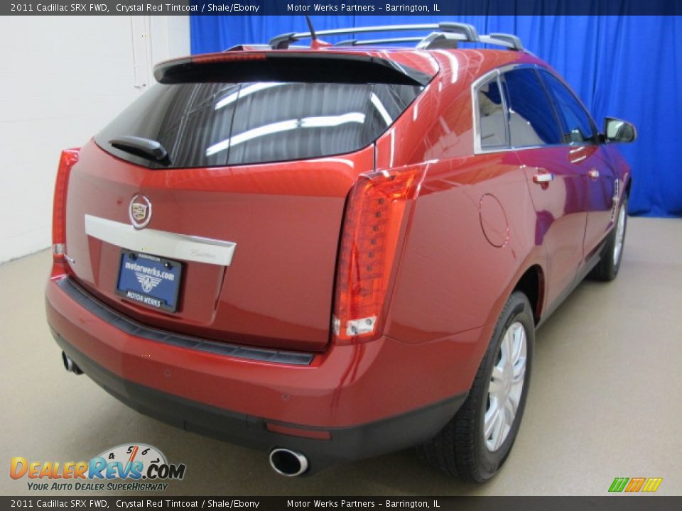 2011 Cadillac SRX FWD Crystal Red Tintcoat / Shale/Ebony Photo #9
