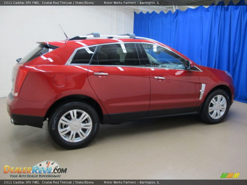 2011 Cadillac SRX FWD Crystal Red Tintcoat / Shale/Ebony Photo #10