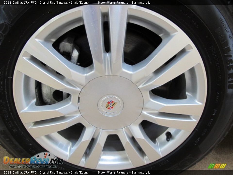 2011 Cadillac SRX FWD Crystal Red Tintcoat / Shale/Ebony Photo #13