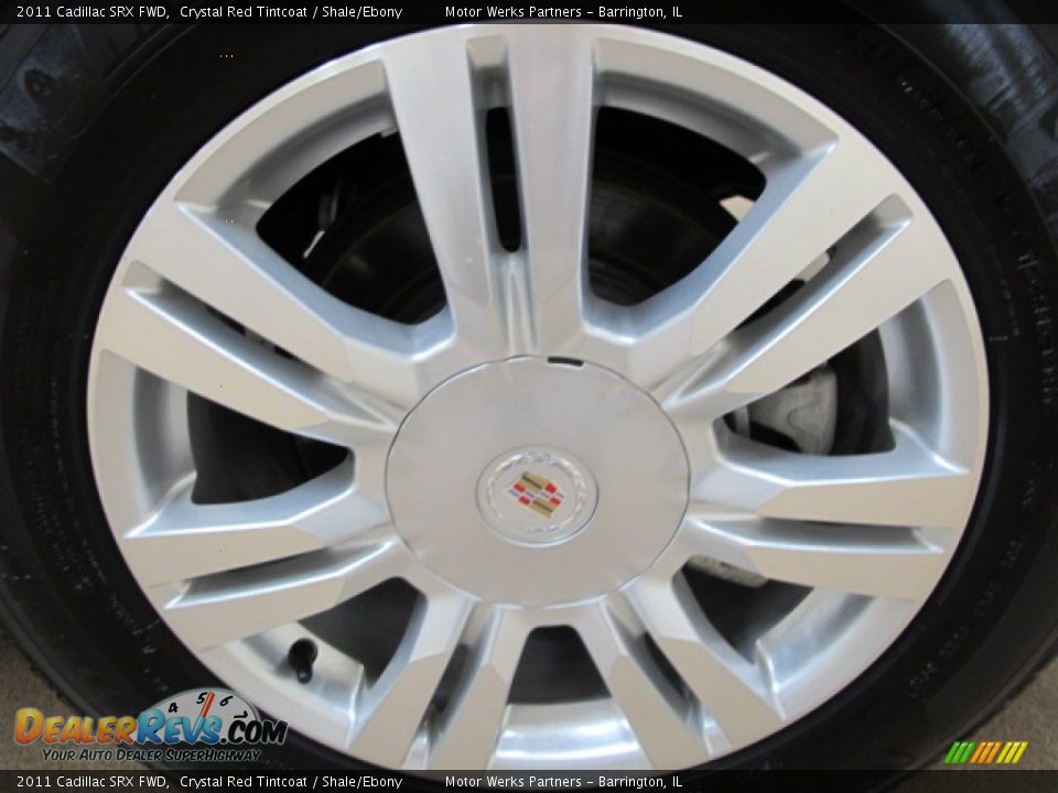 2011 Cadillac SRX FWD Crystal Red Tintcoat / Shale/Ebony Photo #14