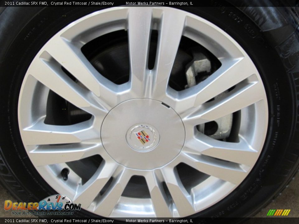 2011 Cadillac SRX FWD Crystal Red Tintcoat / Shale/Ebony Photo #16