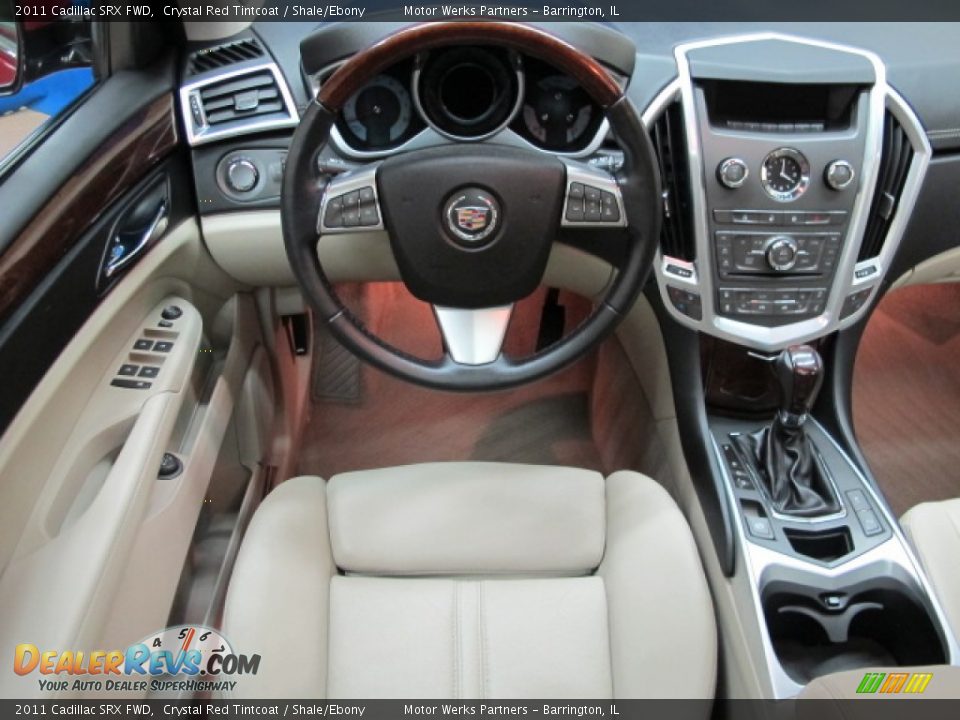2011 Cadillac SRX FWD Crystal Red Tintcoat / Shale/Ebony Photo #25