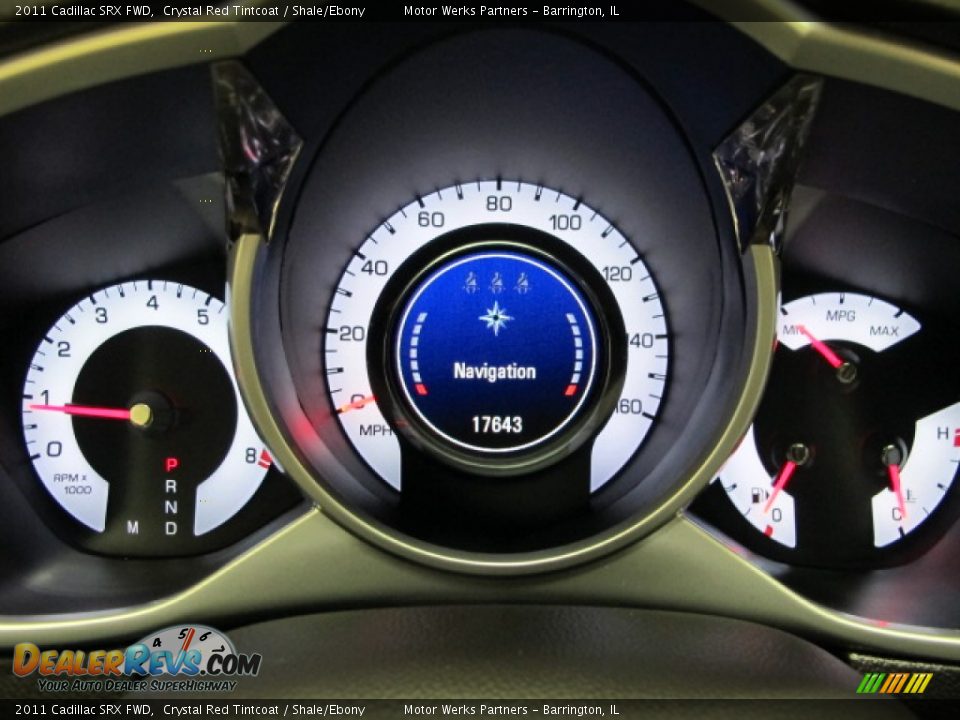 2011 Cadillac SRX FWD Crystal Red Tintcoat / Shale/Ebony Photo #28