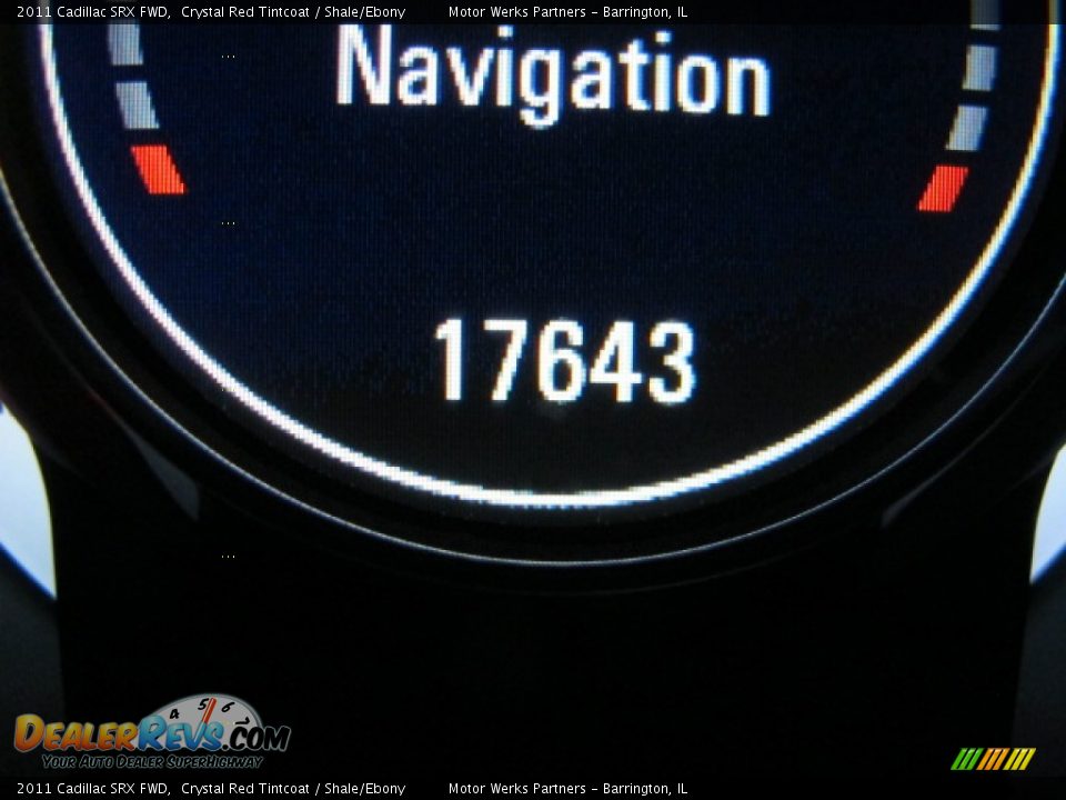 2011 Cadillac SRX FWD Crystal Red Tintcoat / Shale/Ebony Photo #29