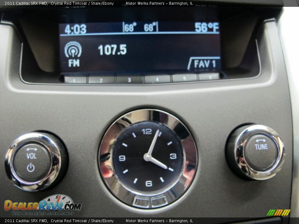 2011 Cadillac SRX FWD Crystal Red Tintcoat / Shale/Ebony Photo #31